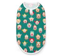 Clowns Entertaining People Emotions Pet Printed Clothes,Pet T Shirts,Cool Puppy Shirts for Small,Medium And Large Pet Dogs Cats S