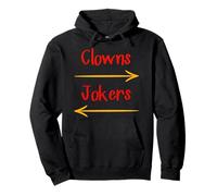 Clowns To The Left Jokers To The Right Arrow Pullover Hoodie