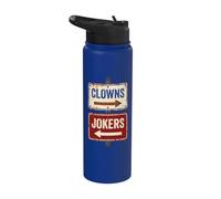 Clowns to The Left (Jokers to The Right) Folk Rock Fun Music Stainless Steel Insulated Water Bottle