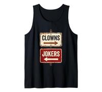 Clowns to The Left (Jokers to The Right) Folk Rock Fun Music Tank Top