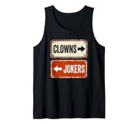 Clowns to The Left (Jokers to The Right) Fun Folk Rock Music Tank Top