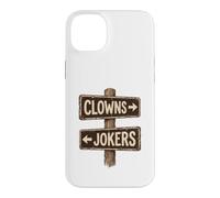 Clowns To The Left Jokers To The Right Rusted Sign Case for iPhone 14 Plus