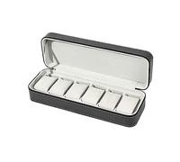 CLoxks Watch Storage Box 6 Grid Large Capacity Watch Organizers Watch Display Trays Watch Storage Multifunctional Watch Collection Box Watch Organiser Display