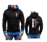 CLOZAM Men's Hoodies Jacket Sweatshirt for Scania Print Fashion Hoodie Double Zip Long Sleeve Cardigan Sport Hoody Tops - Teen Gifts-D||M