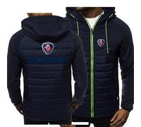 CLOZAM Men's Hoodies Sweatshirts Sweatshirt Zip Jacket for Scania Printed Fleece Long Sleeve Hoodie Patchwork Coat Top Lightweight Hoodie-C||M