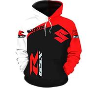 CLOZAM Unisex Hoodies Pull Over Sweatshirts 3D for S.u.z.u.k.i Print Hooded Tops Casual Long Sleeve Motorcycle Hoodie Sports Jumpers with Pockets-C||XXS