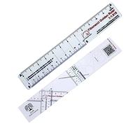 CLPA 12" No-Math Fibonacci Ruler - Flexible Clear PETG | Fibonacci Proportions Without Arithmetic | Drawing, Drafting and Layout | Made in Australia