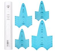 CLPA 2.5-4" Coping Wing Set: Ultimate Pipefitter and Welding Tool, Precision Pipe Saddle Template, Notcher & Cutting Guide, Ideal for Pipe Fitting - Marking & Coping Pipes from 22.5 to 90 Degrees