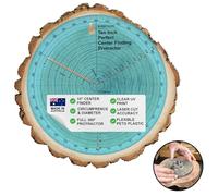 CLPA Clearly Printed 10" Circle Center Finder Tool, Protractor, and Circle Maker Tool and Compass for Woodworking and Wood Turning. Find The Center of Timber or Dowel with Our Center Finder Ruler.