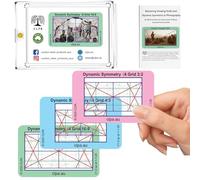 CLPA Dynamic Symmetry Root 4 - Directors and Artists Camera and Drawing Viewfinder: Credit Card-Sized Composition Grids for Video, Photography & Art - Set of 3 View Finders in 4:3, 3:2, & 16:9