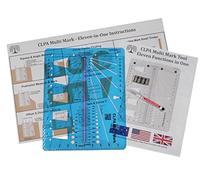 CLPA Multi Mark Tool - Can be a Square, Angle Marker, Protractor, or can Scribe a Centreline, Circle, Offset, Large Circle Centre Finder, Dovetail Marker. and a Drill Size Gauge.