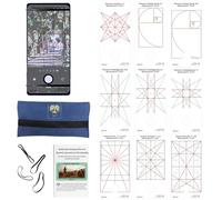 CLPA Smartphone Composition Viewer - Sized for Samsung 6.6 to 6.9" - Multiple Composition Screen Overlays for Artistic Framing Viewfinders - No App Required - Works with Native & 3rd Party Apps