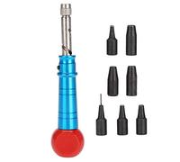 Clphendorine 1.5-4mm Leather Watch Strap Hole Puncher, Watch Band Punching Tool, Precision Hole Maker for Watchmakers, Includes 7 Interchangeable Punch Heads for DIY Watch Repair