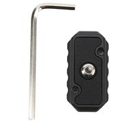 Clphendorine Aluminum Alloy Quick Release Plate for Arca and NATO Chute, Universal Camera Tripod Plate with CNC Machined Finish, Anodised Surface, 1/4in Screw Mount for DSLR Mirrorless Cameras