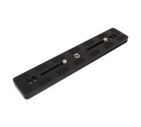 Clphendorine Camera Extended Quick Release Plate, 200mm Aluminum QR Plate for Arca - Swiss Mount, Sliding Rail with 1/4 Inch and 3/8 Inch Threaded Holes, Lightweight Precision Fit for DSLR