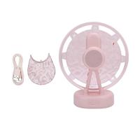 Clphendorine Ferris Wheel Night Light with Bluetooth Speaker, Ocean Wave Projector Light, Dynamic Color Changing Remote Control Lamp with 2000mAh Battery for Bedroom Relaxation (Roseate)