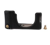 Clphendorine X100V Camera Case PU Protective Cover, Retro Stylish Camera Protective Case, Slim Fit Design with Sturdy Structure for X100V, Includes Nut for Secure Mounting (Black)