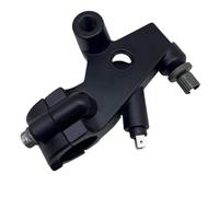 CLPMMUX Brake Clutch Reservoir Levers for CB400 SF CB-1 CB250 Hornet CBR250 1PC Black Alloy Motorcycle Brake Clutch Levers Perch Bracket Handlebar Mirror Mount