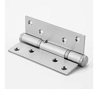 CLQya Automatic Hydraulic Door Closers,Concealed Soft Close Door Hinges Mute Slowly Closes Positioning for Home Interior Garden Hotel Commercial Door-Black 8.2X11.1Cm(3X4Inch),A,8.2*13.5cm(3*5inch)