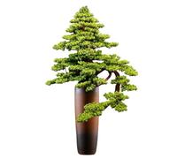 CLQYXRMVC Artificial Plants Artificial Bonsai Tree Light Luxury Floor Ornaments Living Room Entrance Decoration Fake Plants Potted Plants Fake Plants Decor