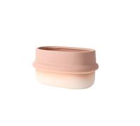 CLQYXRMVC Flower Pot A Minimalist Ceramic Plant Pot, Ideal For The Office, Featuring A Hat-shaped Design And Drainage Holes Gardening Pot(Pink,Large)