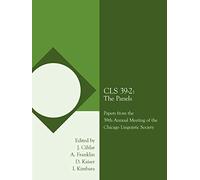 CLS 39-2: The Panels: Papers from the 39th Annual Meeting of the Chicago Linguistic Society