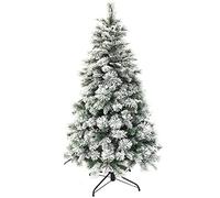CLSDRZC -1.5m 1.8m 2.1m National Tree Christmas Day Decorations Ornaments Hinged White Artificial Tree Commemoration Day
