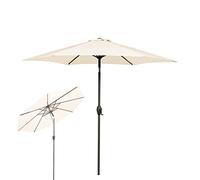 CLSDRZC 1pcs, Garden Parasol, Round Heavy Duty Outdoor Sun with Tilt Function, Wine Red, Dark Green, Beige, Khaki, D2.7M*H2.5M, for Backyard Pool Market Balcony, Patio Umbrella