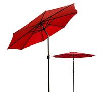 CLSDRZC 1PCS Garden Parasol Tilting Shade With 8 Sturdy Ribs Waterproof Protection Sun Umbrella, Ideal For Commercial And Residential Use, Sunshade Shelter，Green