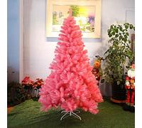 CLSDRZC 6Ft Artificial Christmas Tree,Full Fir with Metal Stand Auto-Spread Classic Unlitfestive Holiday Traditional Decorated Trees-Pink 6Ft(180cm) The New