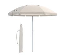 CLSDRZC Aluminum 2.2M Parasol with Carry Bag, Garden Umbrella Outdoor Sunshade, 8 Ribs, Very Suitable for Gardens, Beach Marketfor Commercial Activities, Campin