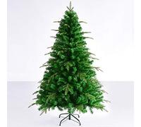 CLSDRZC Artificial Christmas Pine Tree Unlit,Green PVC Flame Resistant Christmas Trees,Xmas Ornaments Seasonal Decor Xmas Tree Easy Assembly The New
