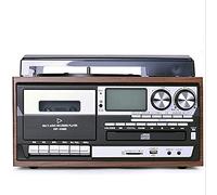 CLSDRZC Bluetooth Turntable Vinyl Record Player Vintage Gramophone 3 Speed USB Recorder Multifunction CD Radio Phonograph recorder