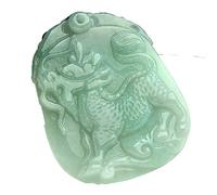 CLSDRZC Bracelet Jade Buddha Pendant A cargo oil green species cuiyu Ice Laughing Buddha Maitreya public jade Pendant Jewelry