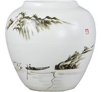 CLSDRZC Ceramic Flower Vase Combination of Tradition and Modernity Decorative Floral Pots for Home Decor Living Room Exquisite(28cm)