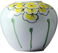 CLSDRZC Ceramic Vase Hand-Painted Ornaments Chinese Living Room Tv Cabinet Decorative Flower Vase Set Creative(Small)