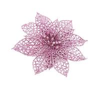 CLSDRZC Christmas Flower Tree Ornaments Christmas Xmas Simulation Ornament Home Decor Zinnia Artificial Flowers