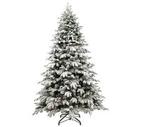 CLSDRZC Christmas Home Decoration 7 Feet Artificial Velvet Snow Dust Encryption Fire Retardant Leaves Easy Assembly Commemoration Day