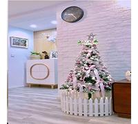 CLSDRZC Christmas Tree Pink Scratch Layer 2.4meters 2 3 Meters Christmas Cedar Home Shopping Mall Window Decorations Artificial Pine Decor Xmas-Powder. 3.0M The New