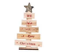 CLSDRZC Christmas Trees Artificial Christmas Trees Wooden Christmas Tree Christmas Tree Desktop Decorations Merry Christmas Party Decor The New
