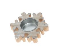 CLSDRZC Christmas Wooden Snowflake Candlestick Christmas Tree Candlestick Five Pointed Star Candlestick Window Desktop Decoration Scene Christmas Atmosphere Candlestick Candlestick Holders