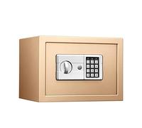 CLSDRZC Digital Safe, Security Cash Small Steel SCombination Lock With Key Freestanding Or Wall Mounted For Office And Home, 35x25x25cm SCabinet