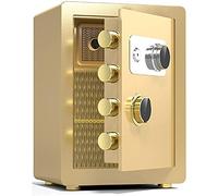 CLSDRZC Document safes for home fire and waterproof Steel Storage With Secret Code Compartment，Household Waterproof And Anti-theft