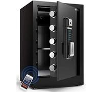 CLSDRZC Fireproof Waterproof Cabinet s, Small s for Home Personal Cabinet s with Code and Lock with Keypad Combination Lock Can Secret Stash Money Money Adults Saf