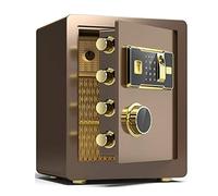 CLSDRZC, Fireproof Waterproof Deposit Digital,s Security Fingerprint 3 Layer Electronic Key Lock, Wall/Floor Mounted for Jewelry Money Document Home Office Hotel 38 f