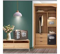 CLSDRZC Fireproof Waterproof Deposit Electronic Cash Home Lock Steel Security Wall/Floor Mounted for Jewelry Money Document Home Office Hotel - 2