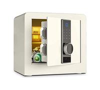 CLSDRZC Fireproof Waterproof Fingerprint Access Biometric Home Large Steel Security Digital Keyboard, Recognition Small Alarm Office All Steel Deposit for Home Office Ca