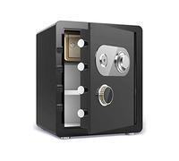 CLSDRZC Fireproof Waterproof Fireproof and Waterproof with Dial Combination for Home Includes Keys Office Hotel Jewelry Cash Use Cabinet for Home Office Cash Use