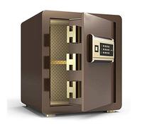 CLSDRZC Fireproof Waterproof Home Small All-Steel Anti-Theft Double Alarm Fingerprint Password Deposit Office Can Be Inserted Into The Wall Bedside Hidden for Home