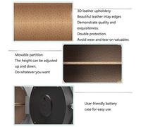 CLSDRZC Fireproof Waterproof Household Fingerprint Wall with Medium Office Fingerprint All Steel Concealed Wall Cash for Home Office Cash Use (Color : B) (A)